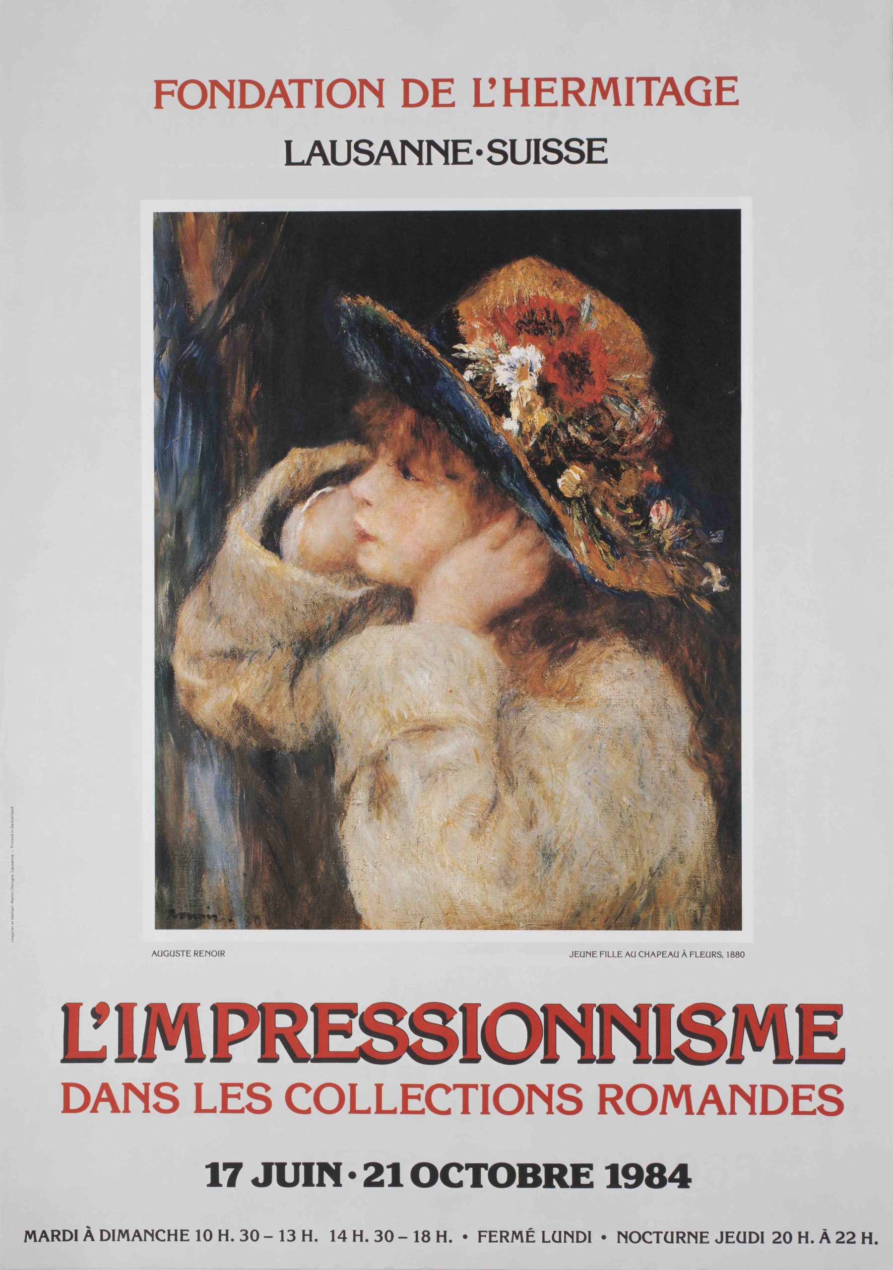 1984 L'Impressionnisme dans les collections romandes