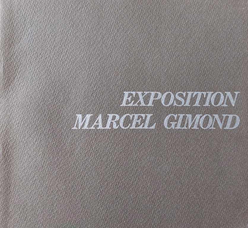 Exposition Marcel Gimond, Japon, 1974