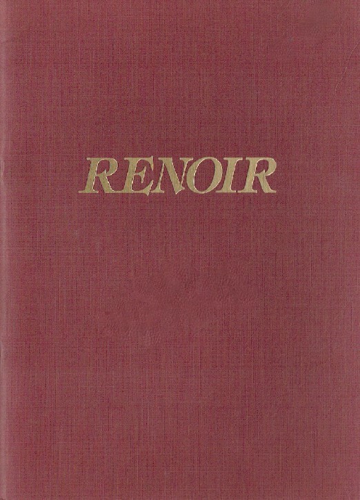 Renoir, Paintings from 1870 to 1914, Hammer Galleries, New York, 1984