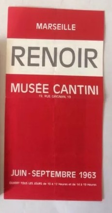 Renoir-Peintre-et-Sculpteur-Musée-Cantini, 1963